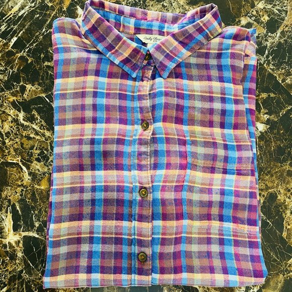 LUCKY BRAND Long Sleeve Button Down L shirt - Picture 5 of 11